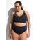 Zizzi high waist bikinibroekje SKATRIN zwart