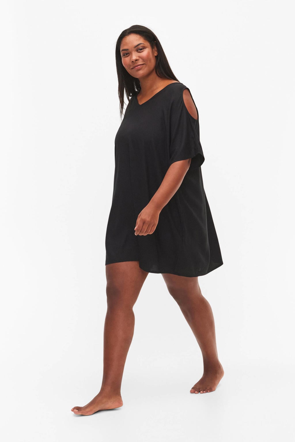 Zizzi strandtuniek SLOW zwart