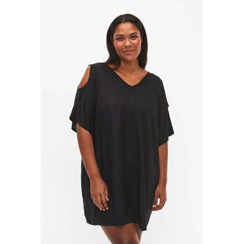 Zizzi strandtuniek SLOW zwart afbeelding