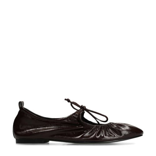 Sacha lak ballerina's bruin afbeelding