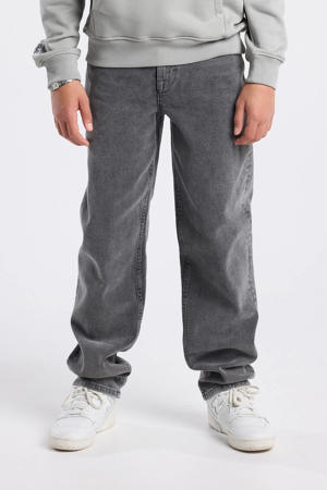 straight leg jeans grey denim