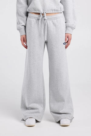 regular waist joggingbroek grijs