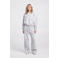 America Today regular waist gestreepte joggingbroek grijs