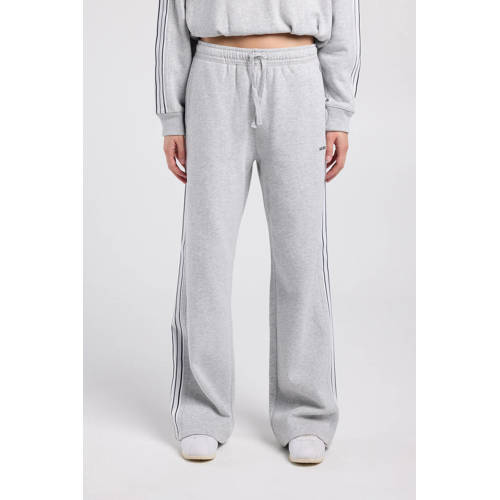 America Today regular waist gestreepte joggingbroek grijs afbeelding