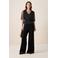Sissy-Boy Wide leg high waist casual broek zwart