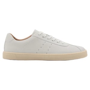 suède sneakers wit