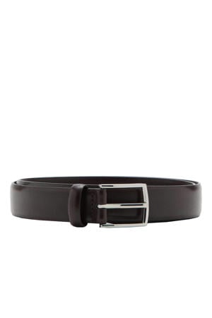 leren riem donkerbruin