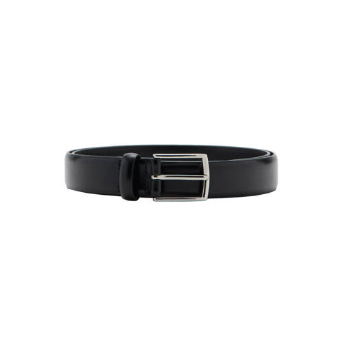 Mango Man leren riem zwart afbeelding