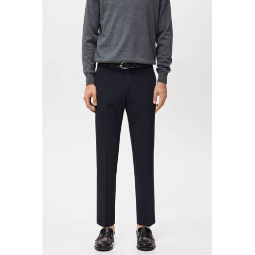 Mango Man slim chino donkerblauw afbeelding