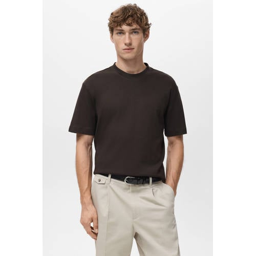 Mango Man Rechtvallend T-shirt afbeelding