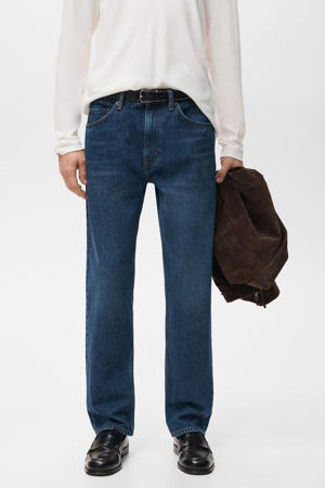 straight leg jeans changeant blauw