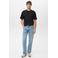 Mango Man regular T-shirt zwart