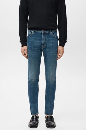 skinny jeans changeant blauw