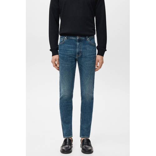 Mango Man skinny jeans changeant blauw afbeelding