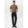 Mango Man slim T-shirt bruin