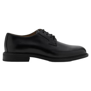 leren veterschoenen zwart