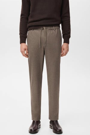 slim casual broek bruin