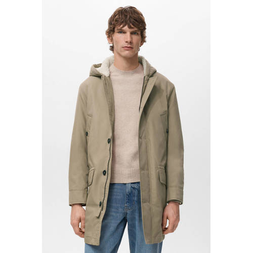 Mango Man parka beige afbeelding