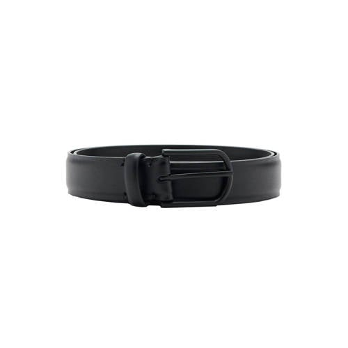 Mango Man leren riem zwart afbeelding
