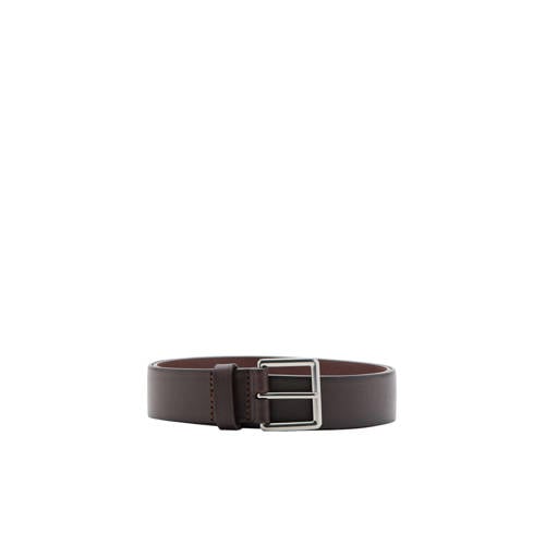 Mango Man leren riem bruin afbeelding