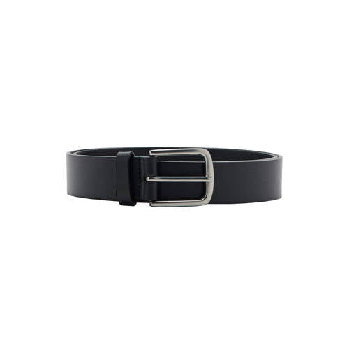 Mango Man leren riem zwart afbeelding