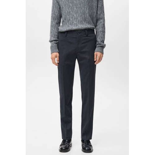 Mango Man regular chino donkerblauw afbeelding