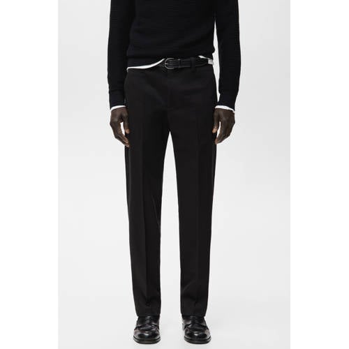 Mango Man regular chino zwart afbeelding