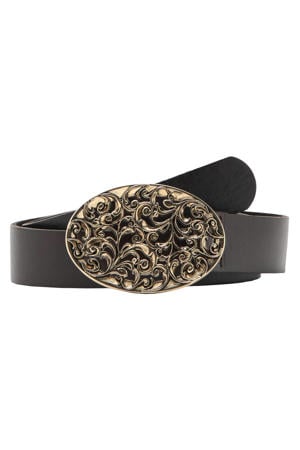 leren riem donkerbruin