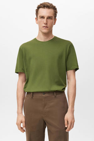regular T-shirt groen