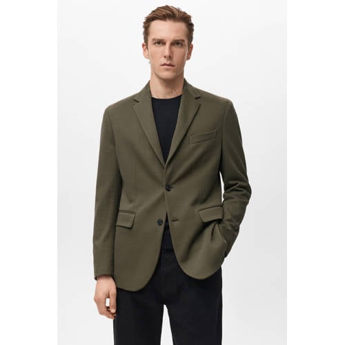 Mango Man colbert groen afbeelding