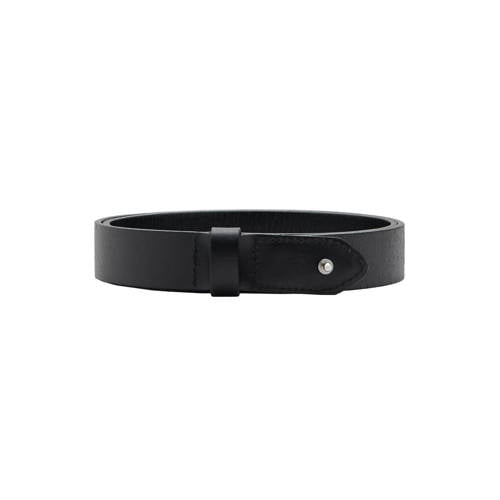 Mango Man leren riem zwart afbeelding