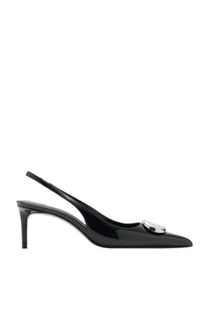 slingback pumps zwart