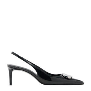 slingback pumps zwart