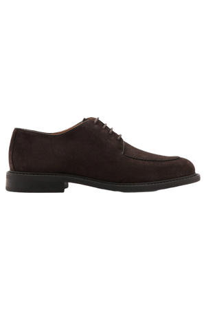 suède veterschoenen bruin
