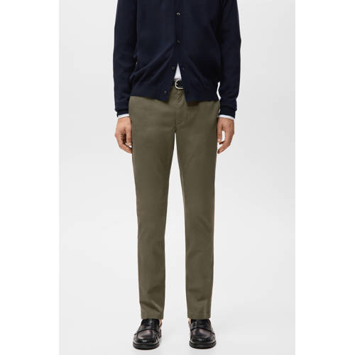 Mango Man slim chino groen afbeelding