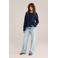 WE Fashion gebreid vest donkerblauw