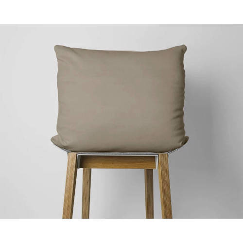 Dreamhouse flanellen kussensloop (60x70 cm) (set van 2) - taupe afbeelding