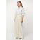 Lois high waist wide leg jeans ecru