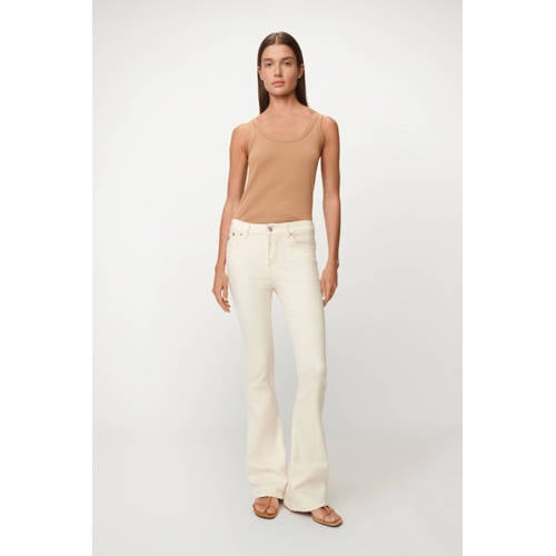 Lois Raval 16 high waist flared jeans ecru afbeelding