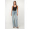 Lois Lindsay Palazzo wide leg jeans medium blue denim
