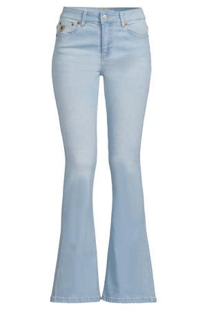 flared jeans light blue denim