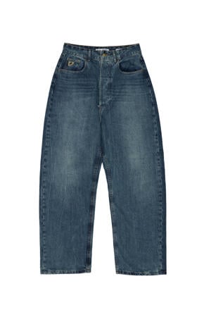 Bruna L barrel jeans dark blue denim