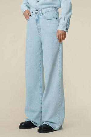 Skater Loose Z high waist wide leg jeans - lichtblauw