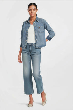 denim blouse medium blue denim
