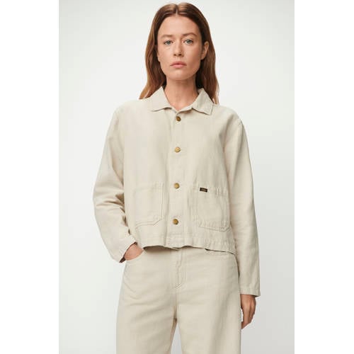 Lois linnen jack beige afbeelding