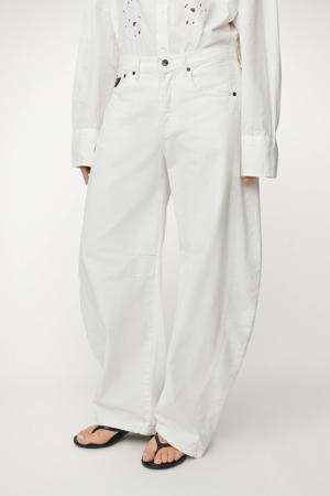 barrel jeans wit