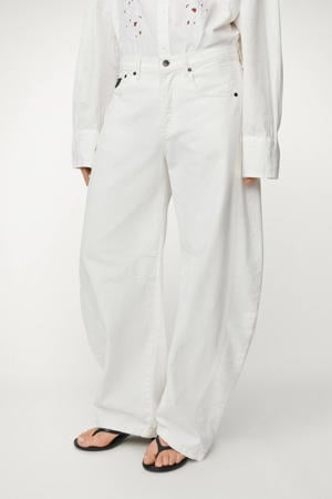 barrel jeans wit