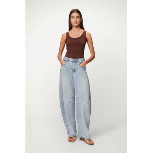 Lois barrel jeans light blue denim afbeelding