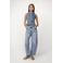 Lois high waist barrel jeans medium blue denim