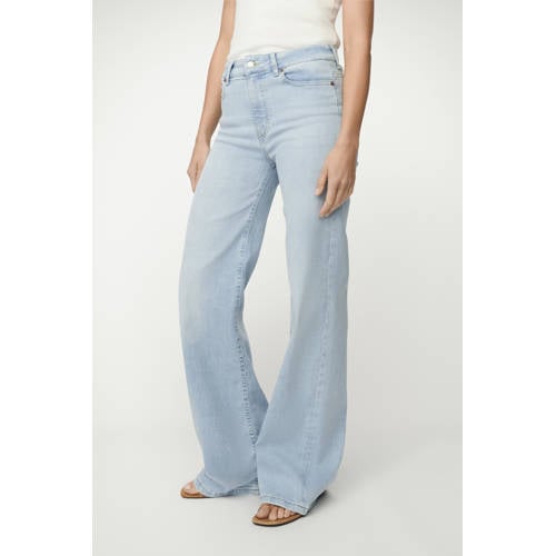 Lois wide leg jeans light blue denim afbeelding